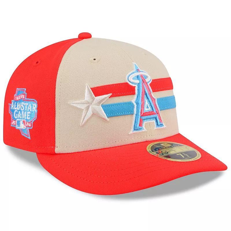 Mens New Era Cream Los Angeles Angels 2024 MLB All-Star Game Low Profile 59FIFTY Fitted Hat Product Image