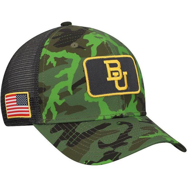 Mens Nike Camo/Black Baylor Bears Classic99 Veterans Day Trucker Snapback Hat Product Image