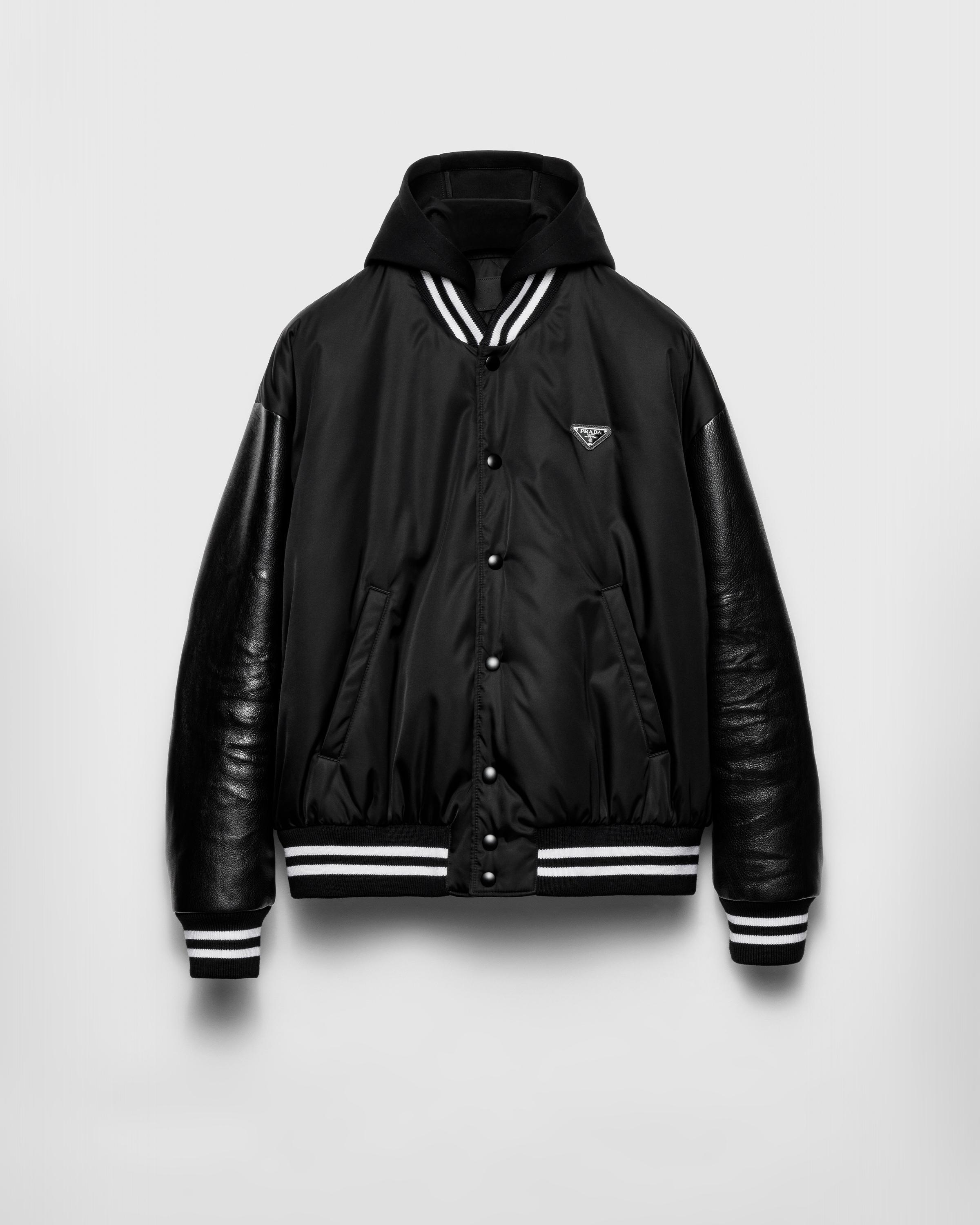 Oversized Re-Nylon bomber jacket Product Image