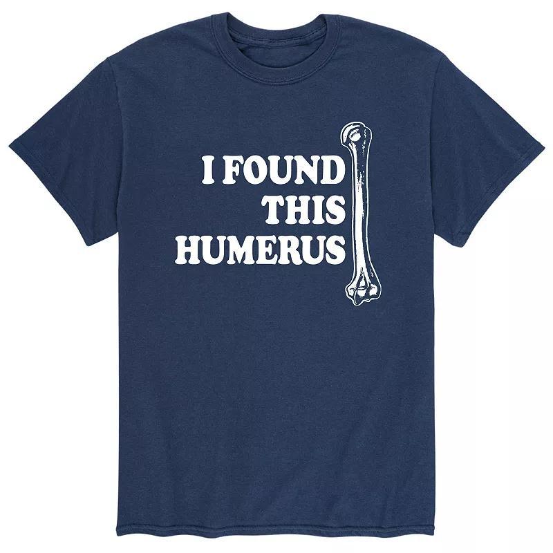 Mens I Found This Humerus Tee Red Product Image