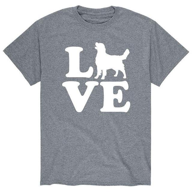 Mens Love Golden Retriever Tee Product Image