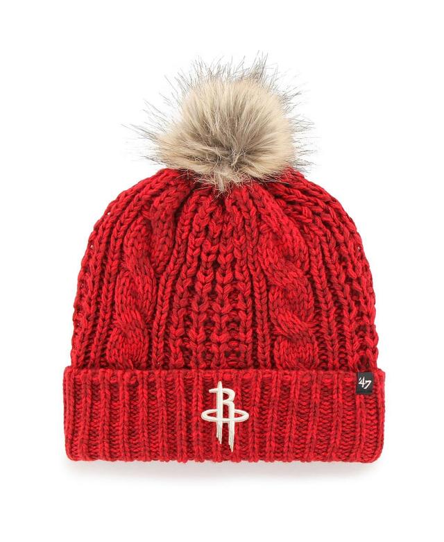 Womens 47 Houston Rockets Meeko Cuffed Knit Hat with Pom Product Image