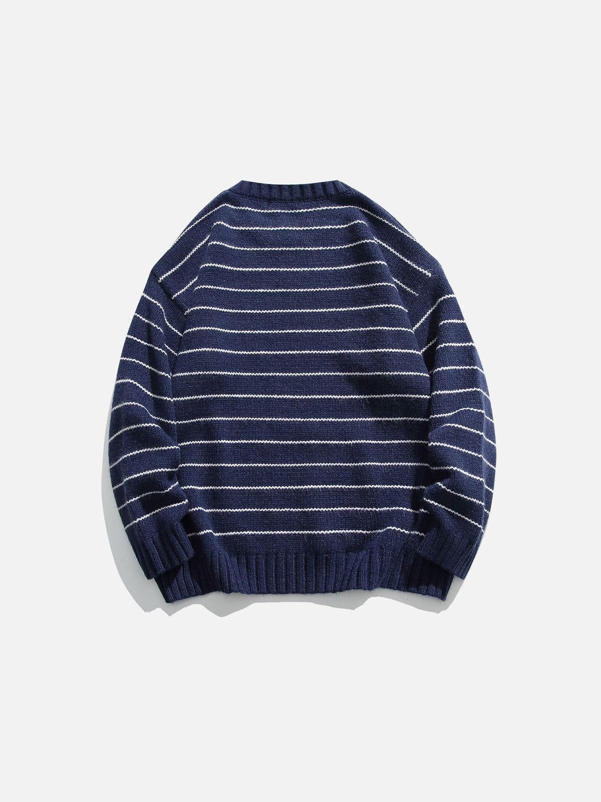 Aelfric Eden Solid Stripes Sweater Product Image