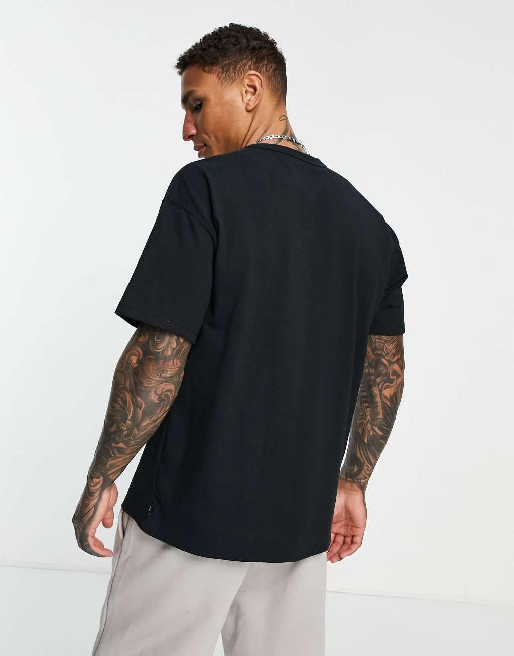 Nike Mens Nike NSW Premium Essentials SUST T-Shirt - Mens Black/Black Product Image