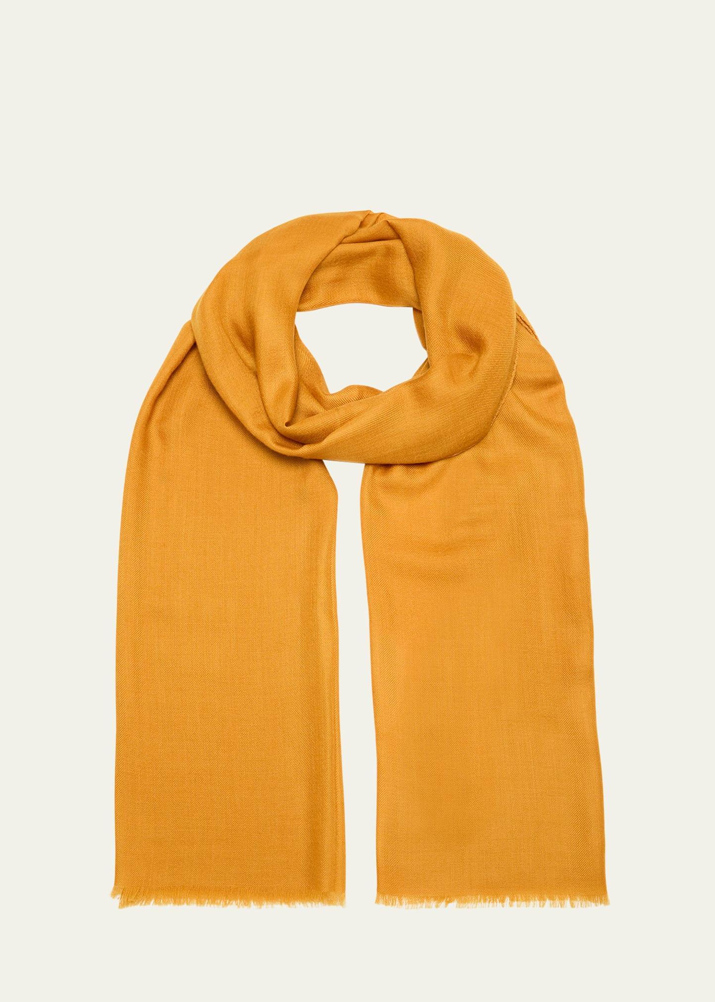 Mens Solid Cashmere Scarf Product Image