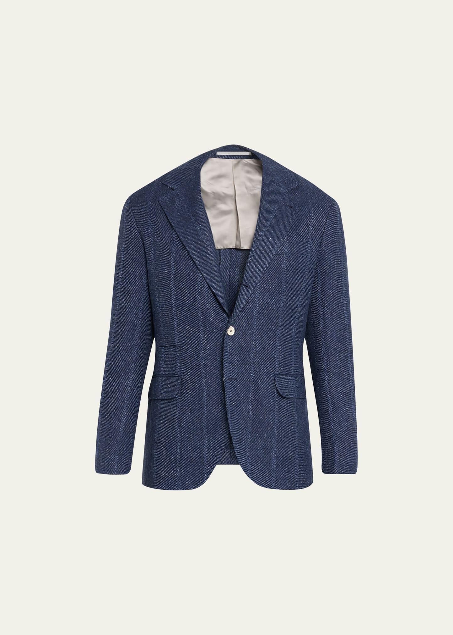 Mens Twill Single-Breasted Sport Coat Product Image