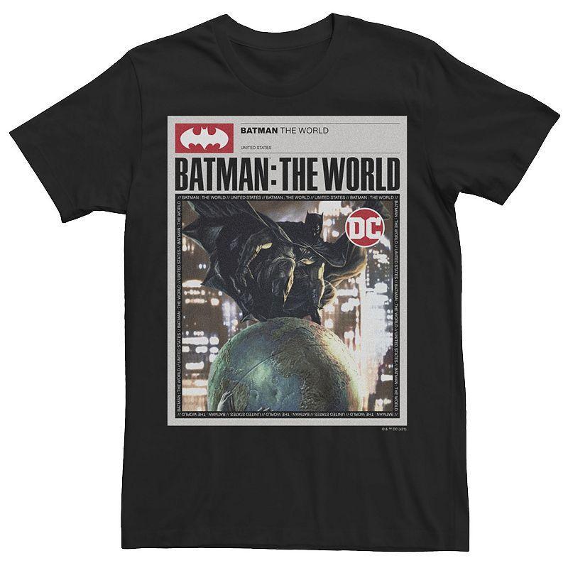 Mens Batman: The World Germany Red Bat Logo Tee, Boys Product Image