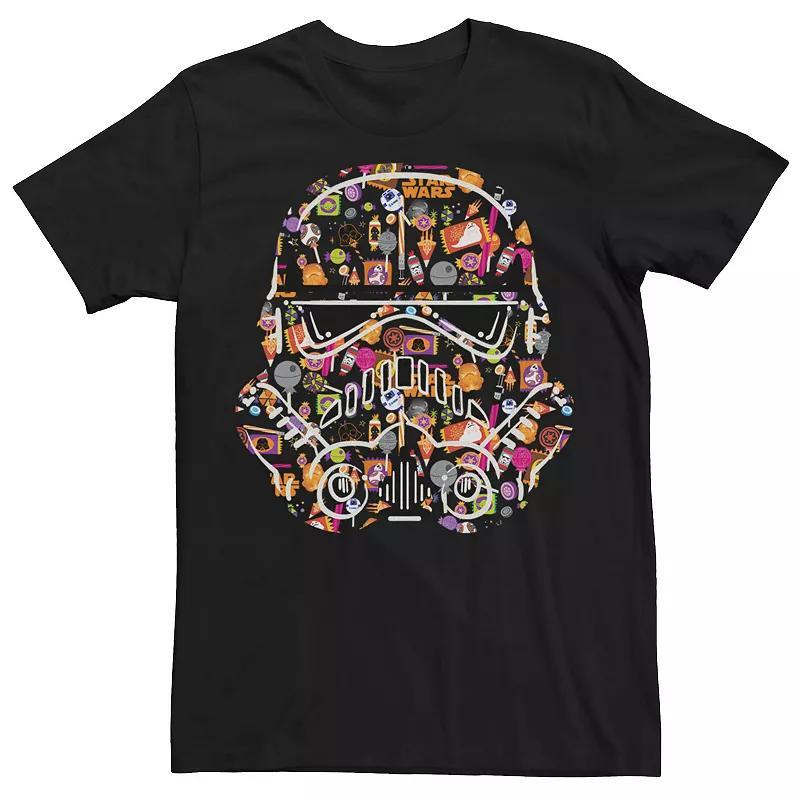 Mens Star Wars Trooper Candy Helmet Poster Tee Product Image