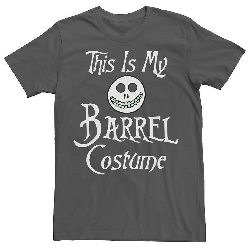 Disneys Nightmare Before Christmas Mens Halloween Barrel Costume Tee Grey Product Image