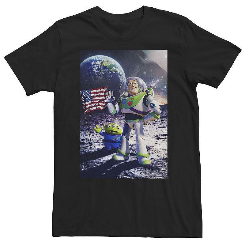 Big & Tall Disney / Pixar Toy Story Buzz Lightyear Moon Landing Tee, Mens Product Image