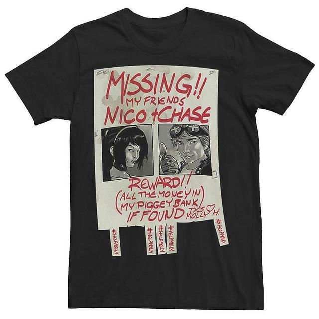 Mens Marvel Runaways Missing Poster Tee Product Image