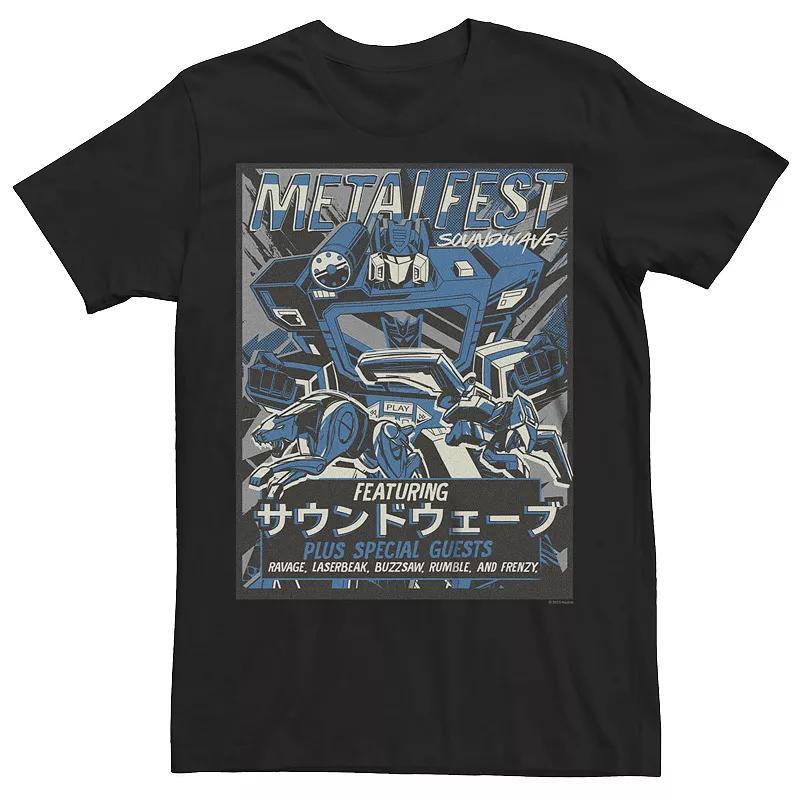 Mens Transformers Metal Fest Graphic Tee Product Image