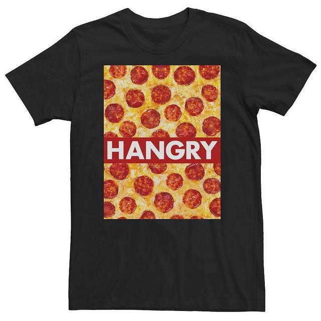 Mens Hangry Pizza Poster Graphic Tee Product Image