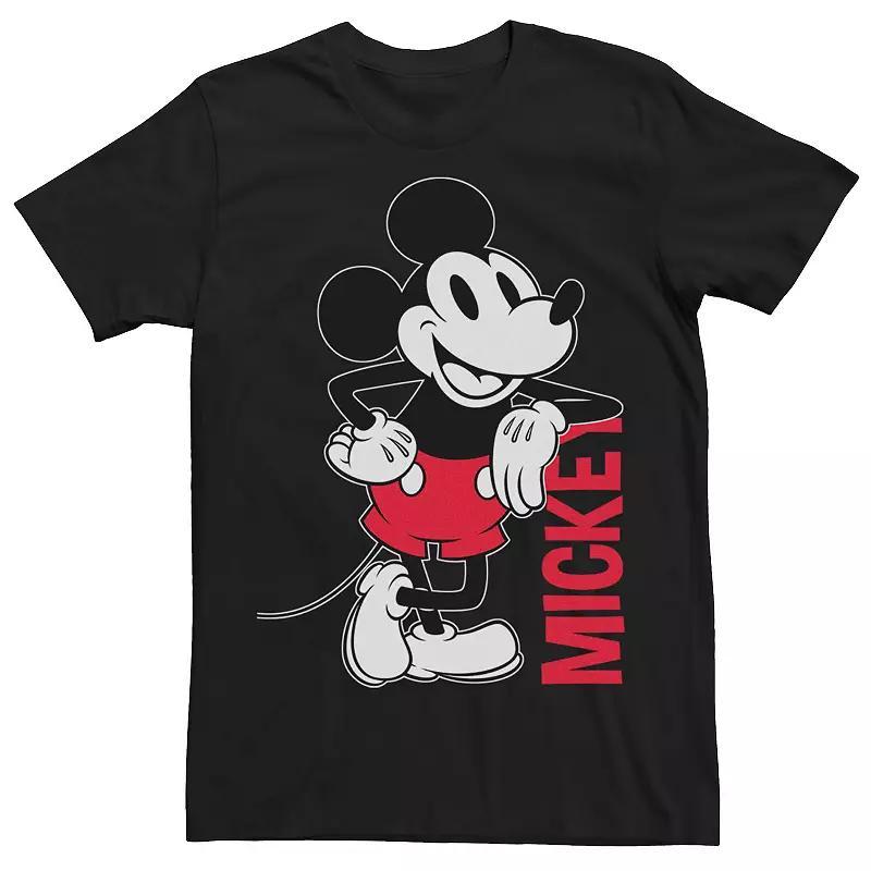 Mens Disney Mickey Mouse Vintage Mickey Outline Tee Product Image