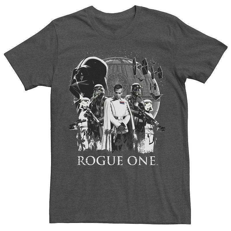 Mens Star Wars Baddies Bunch Graphic Tee Grey Heather Product Image