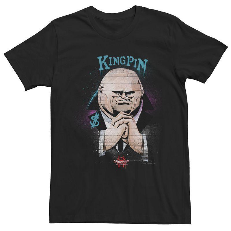 Mens Marvel Spider-Verse Kingpin Brick Wall Graphic Tee Product Image