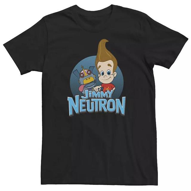 Big & Tall Nickelodeon Jimmy Neutron Goddard Title Vintage Poster Tee, Mens Product Image