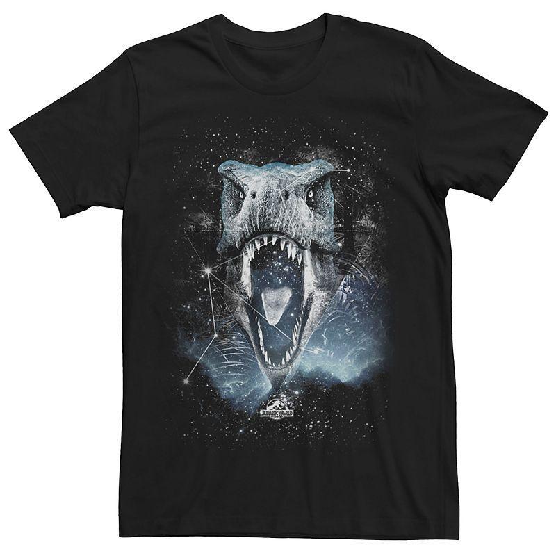 Mens Jurassic World T-Rex Roaring Constellation Tee Product Image