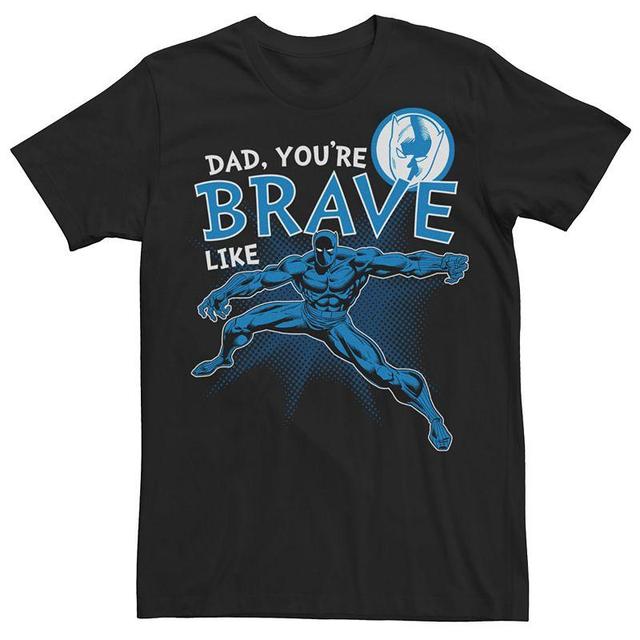 Mens Marvel Comics Panther Brave Like Dad Tee Product Image