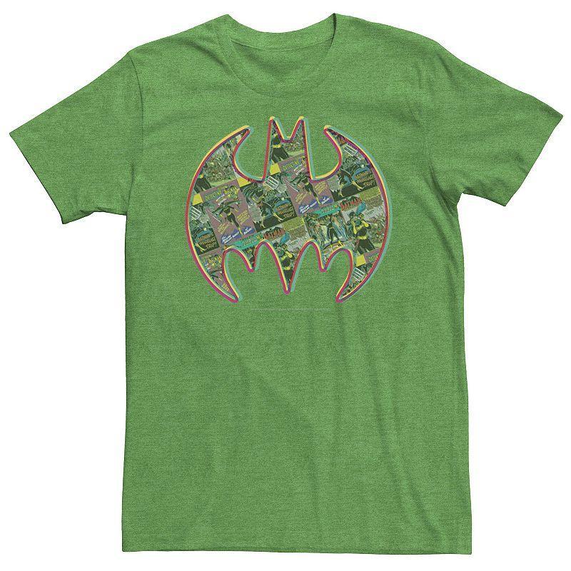 Mens DC Comics Batman Neon Comic Cover Logo Tee Product Image