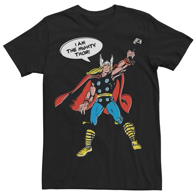 Mens Marvel Retro Thor Vintage Graphic Tee Product Image