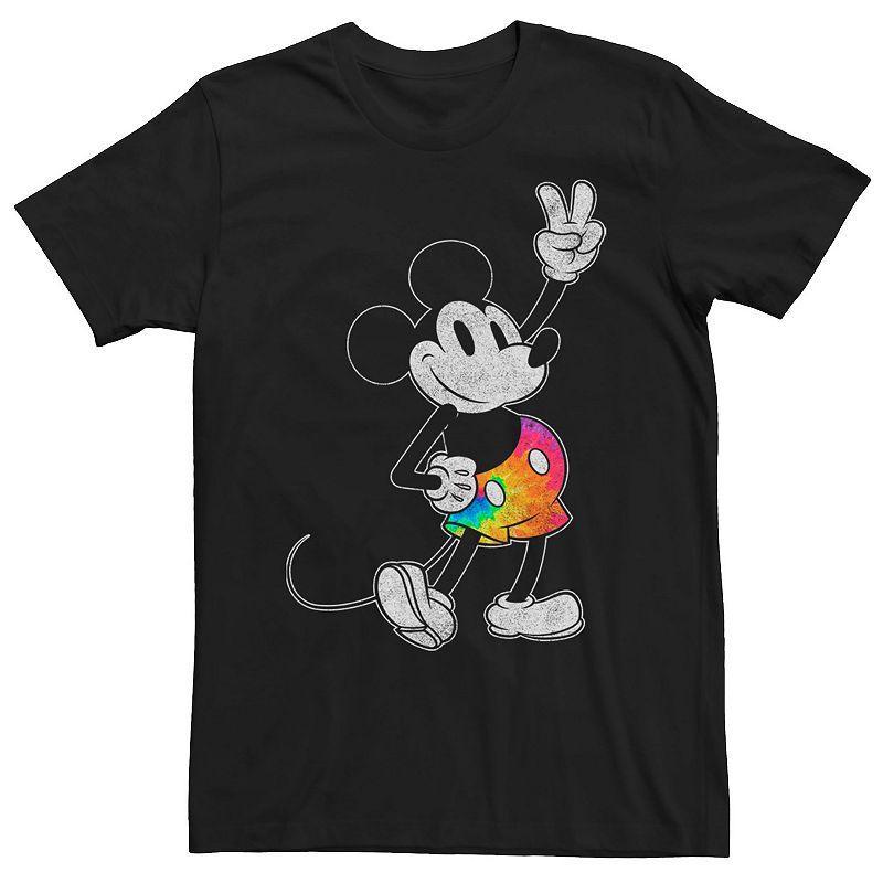 Fifth Sun Mens Tie Dye Mickey Short Sleeve T-Shirt Product Image