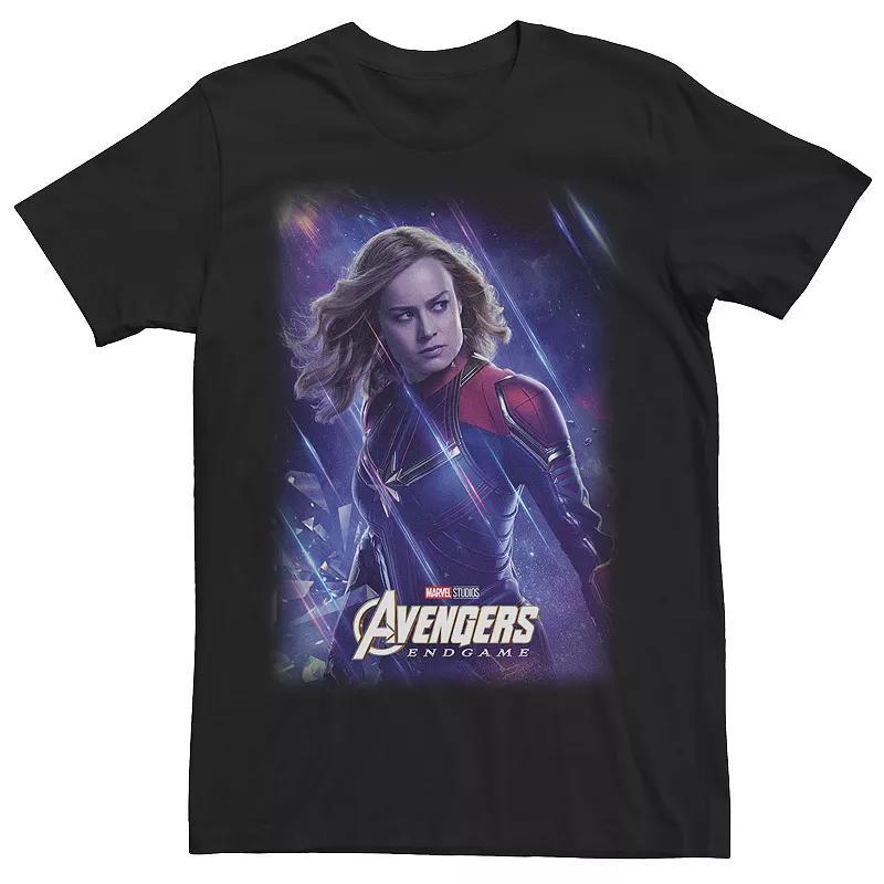 Mens Marvel Avengers: Endgame Captain Marvel Galactic Poster Tee Product Image