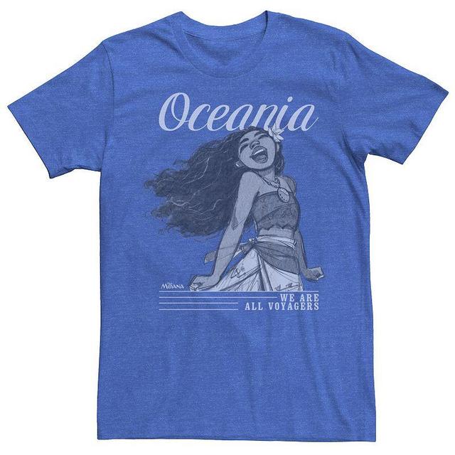 Disney Mens Moana Sketch Oceania We are All Voyagers, Short Sleeve T-Shirt Product Image