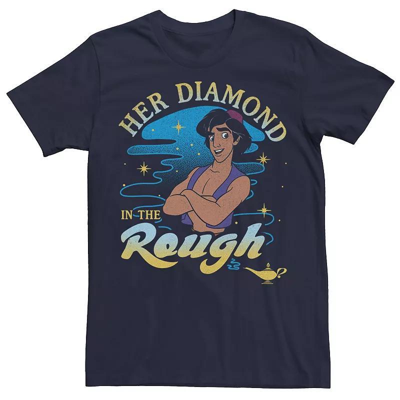 Disneys Aladdin Her Diamond In The Rough Mens Tee Blue Product Image