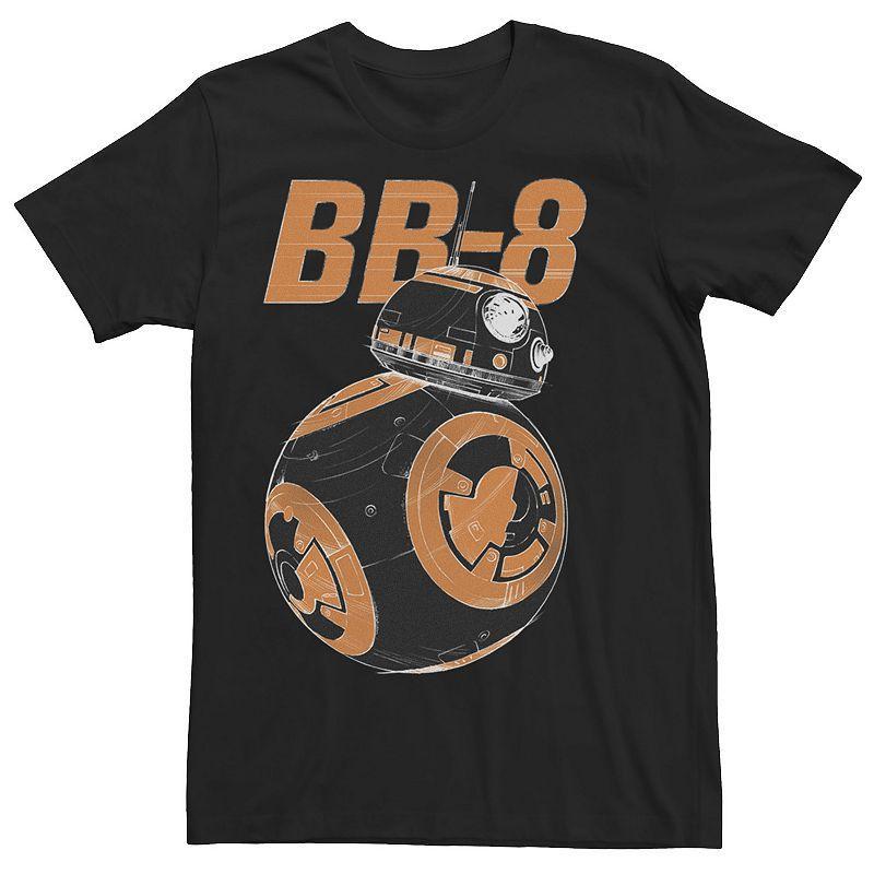 Mens Star Wars BB-8 Tee Black Product Image