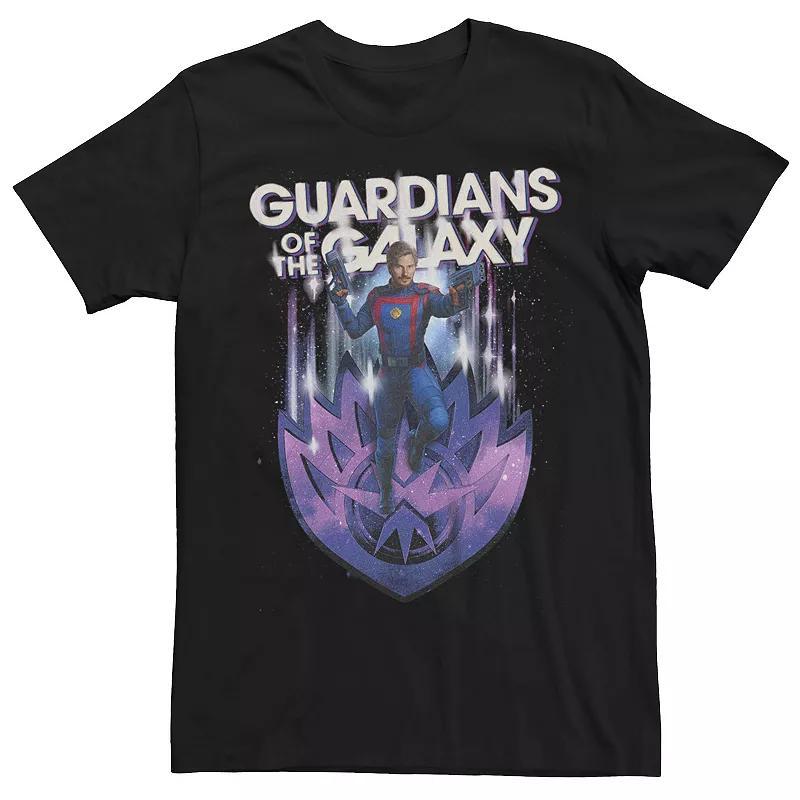 Big & Tall Marvel Guardians Of The Galaxy Star-Lord Poster Graphic Tee, Mens Product Image