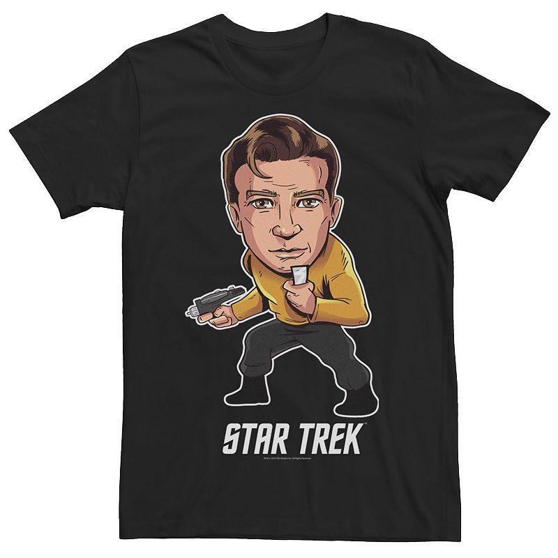 Mens Star Trek Original Series Captain Kirk Chibi Tee Product Image