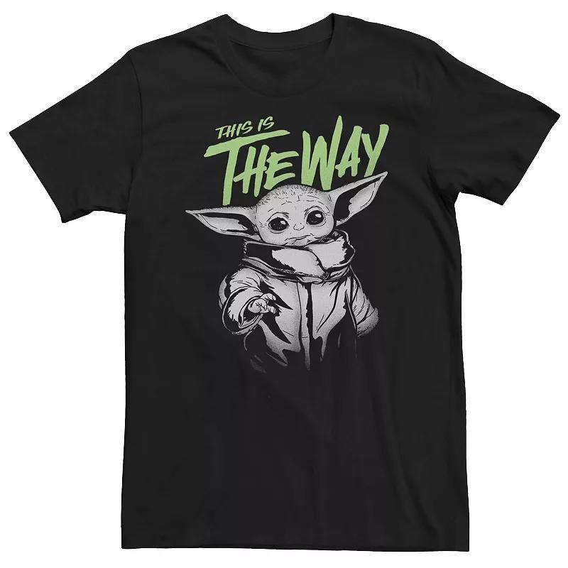 Big & Tall Star Wars The Mandalorian Grogu The Way Tee, Mens Product Image