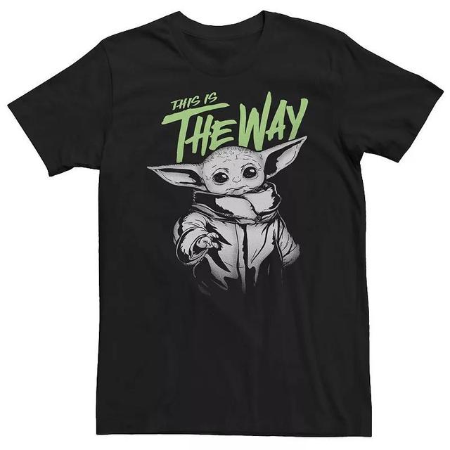 Big & Tall Star Wars The Mandalorian Grogu The Way Tee, Mens Product Image