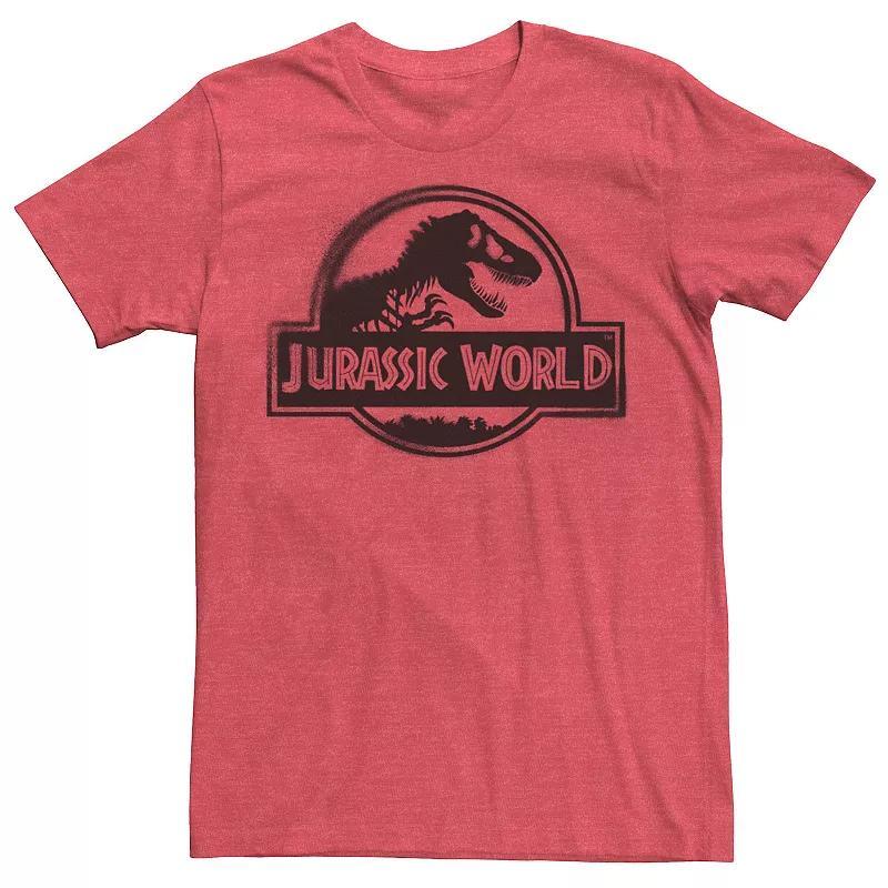 Mens Jurassic World Two Black Spray Paint Logo Tee Product Image