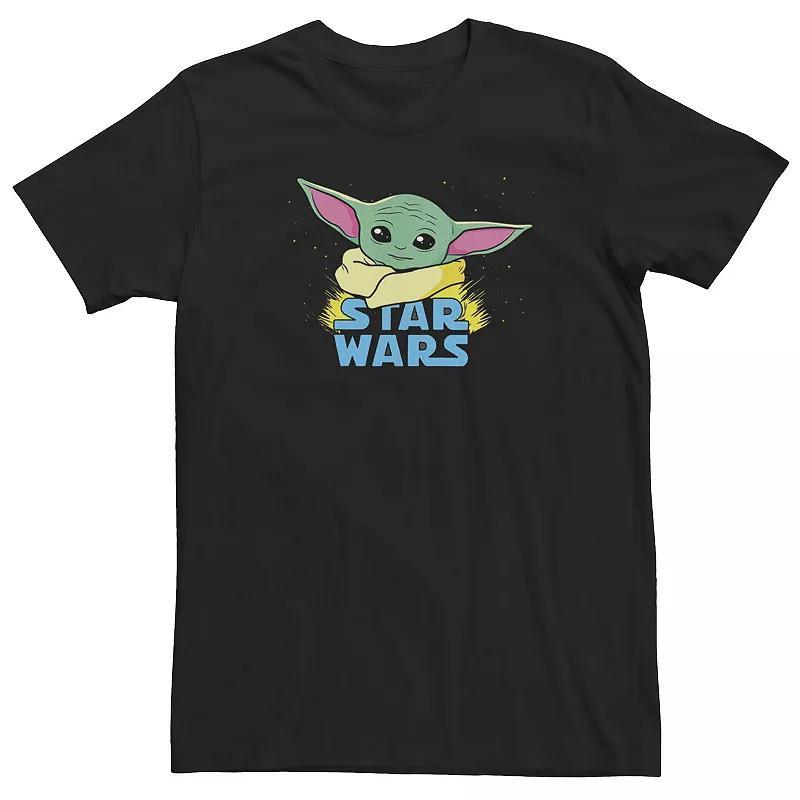 Big & Tall Star Wars The Mandalorian The Child Galaxy Logo Tee, Mens Product Image