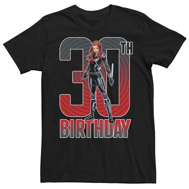 Mens Marvel Widow 30th Birthday Tee Product Image