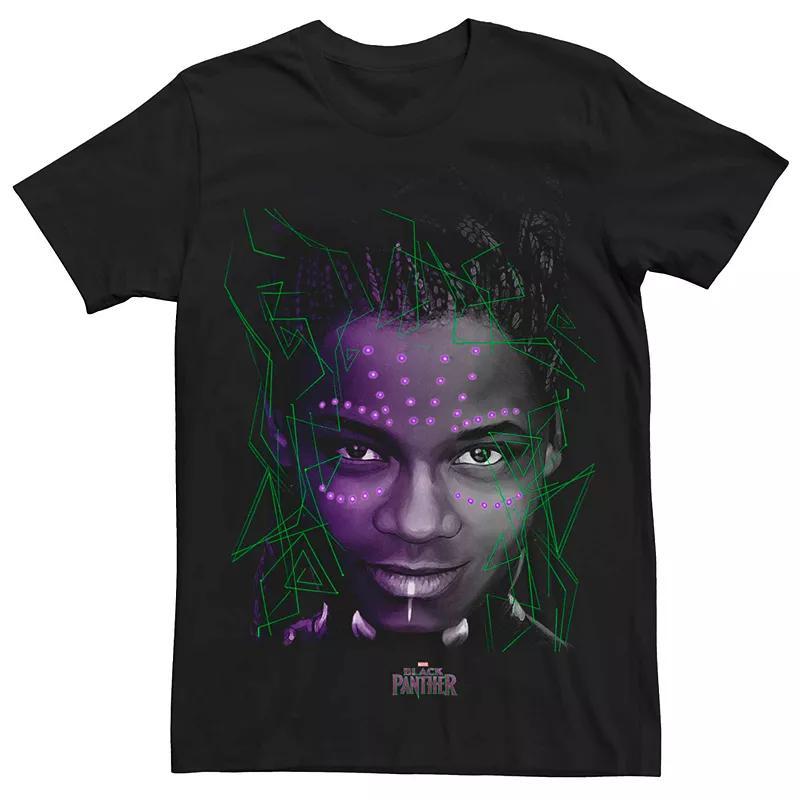 Mens Marvel Panther Shuri Geometric Portrait Tee Product Image