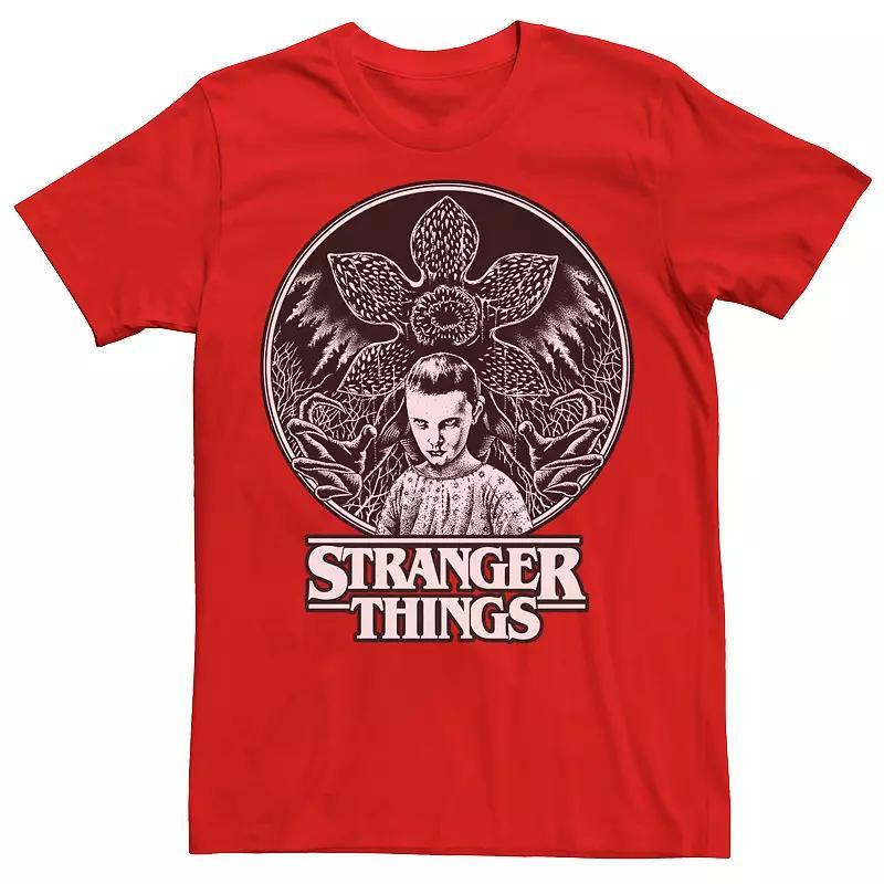 Mens Netflix Stranger Things Eleven And Demogorgon Circle Tee Product Image