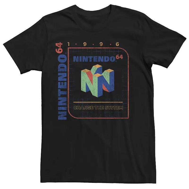 Mens Nickelodeon SpongeBob SquarePants Rainbow Logo Tee Blue Product Image