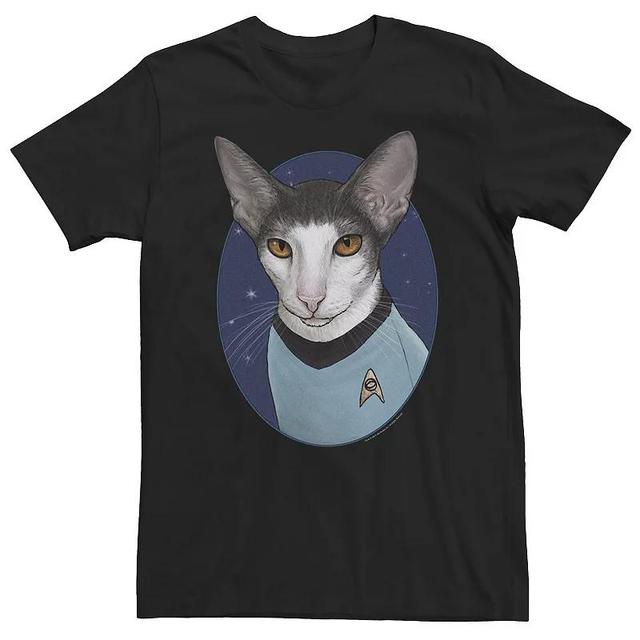 Big & Tall Star Trek Spock Cat Formation Tee, Mens Product Image