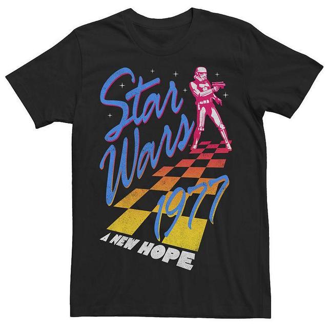 Mens Star Wars Retro Neon A New Hope Stormtrooper Tee Product Image