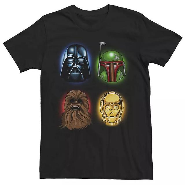 Mens Star Wars Classic Airbrush Group Shot Tee, Boys Product Image