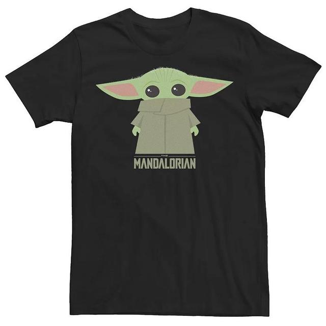 Mens Star Wars The Mandalorian The Child Hidden Face Portrait Tee Product Image