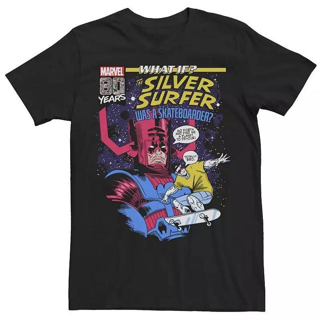 Mens Marvel What If Silver Surfer Comic Cover Graphic Tee Product Image