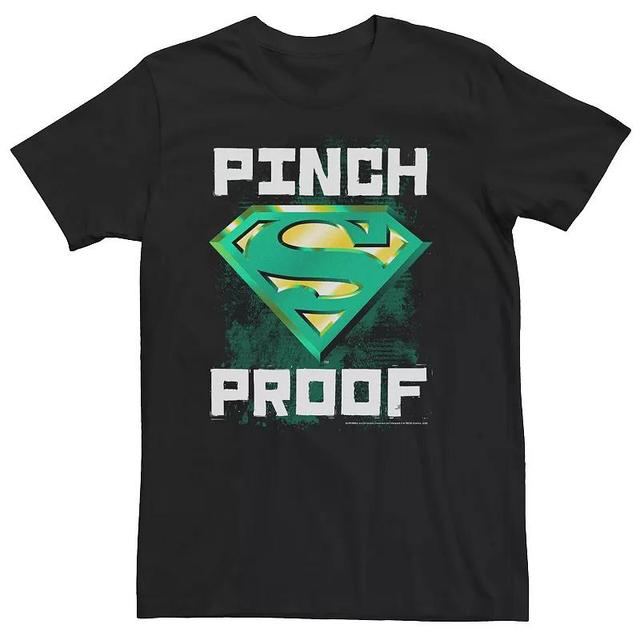 Big & Tall DC Comics Superman St. Patricks Day Pinch Proof Logo Tee, Mens Product Image