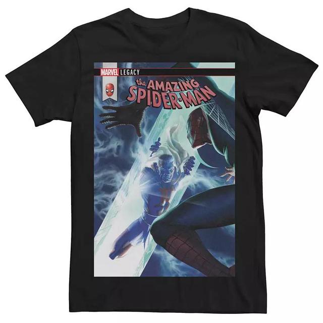 Mens Marvel Spider-Man Sky Blast Comic Cover Tee Product Image