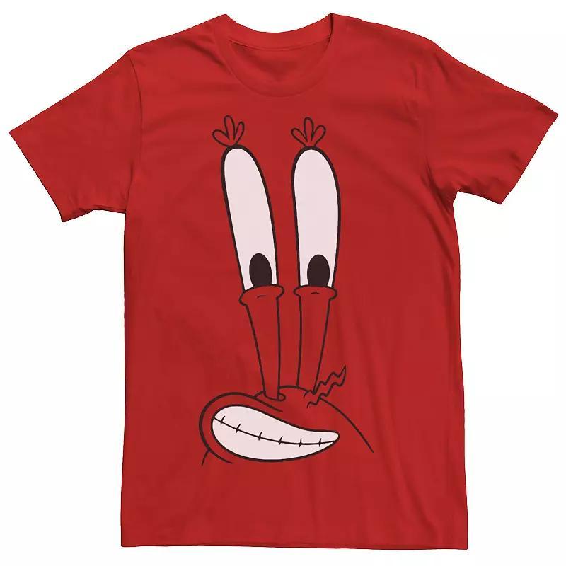 Mens Nickelodeon SpongeBob SquarePants Mr. Krabs Big Face Tee Product Image