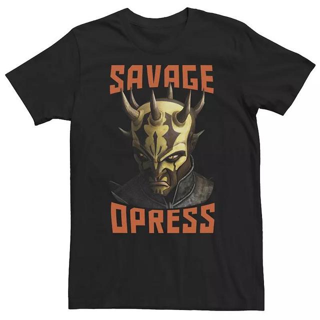 Big & Tall Star Wars: Clone Wars Savage Opress Big Face Tee, Mens Product Image