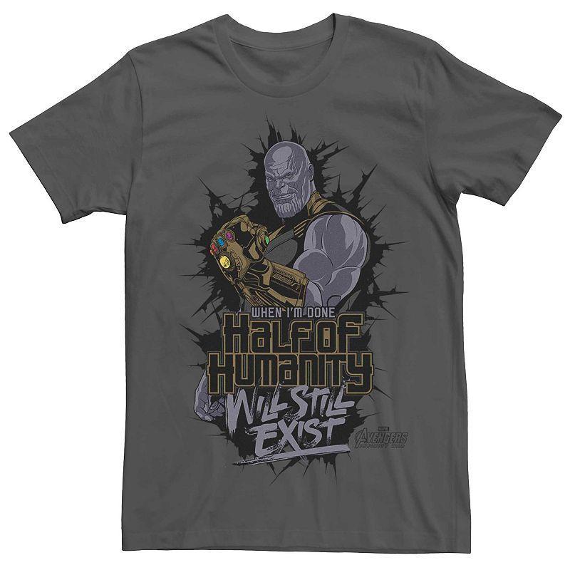 Mens Marvel Avengers: Infinity War Thanos Tee Grey Product Image